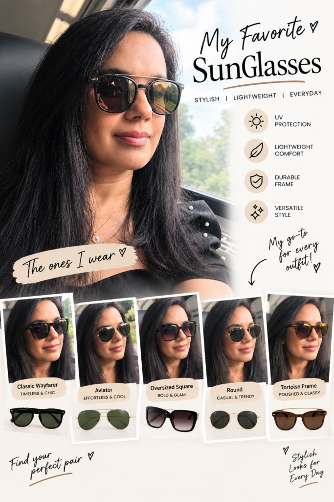 My Favorite Sunglasses: Five Styles for Every Outfit